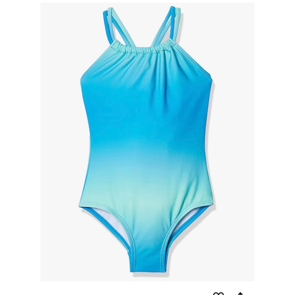 Kanu Surf Girls Jasmine Beach Sport Halter One Piece Swimsuit NWT
